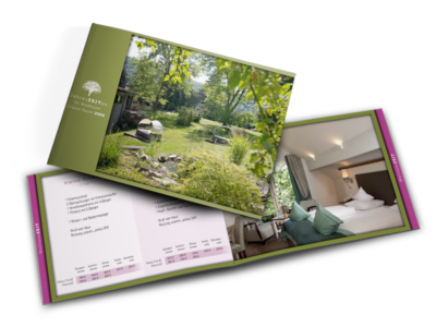 Prospekt Waldhotel Grüner Baum bei Offenburg