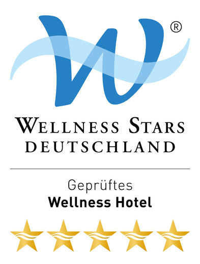 Logo Wellness Stars Deutschland Auszeichnung für das Waldhotel Grüner Baum